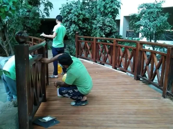 wood painting background and 2